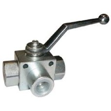 Hydraulic Ball Valve Three  Way L Type Ported (5000PSI)